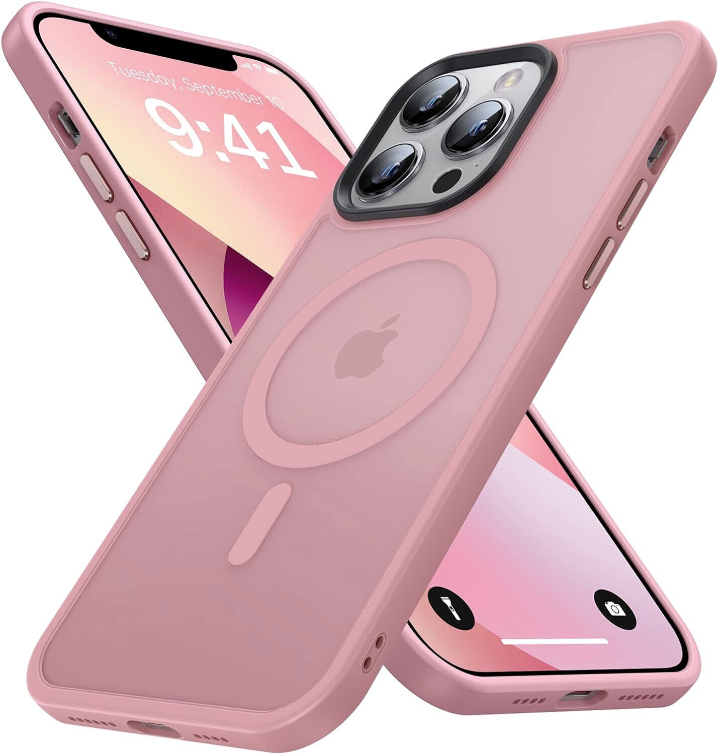 For Iphone 17 16 15 14 13 12 Pro Max Air Frost Case Mag Safe Shockproof Cover